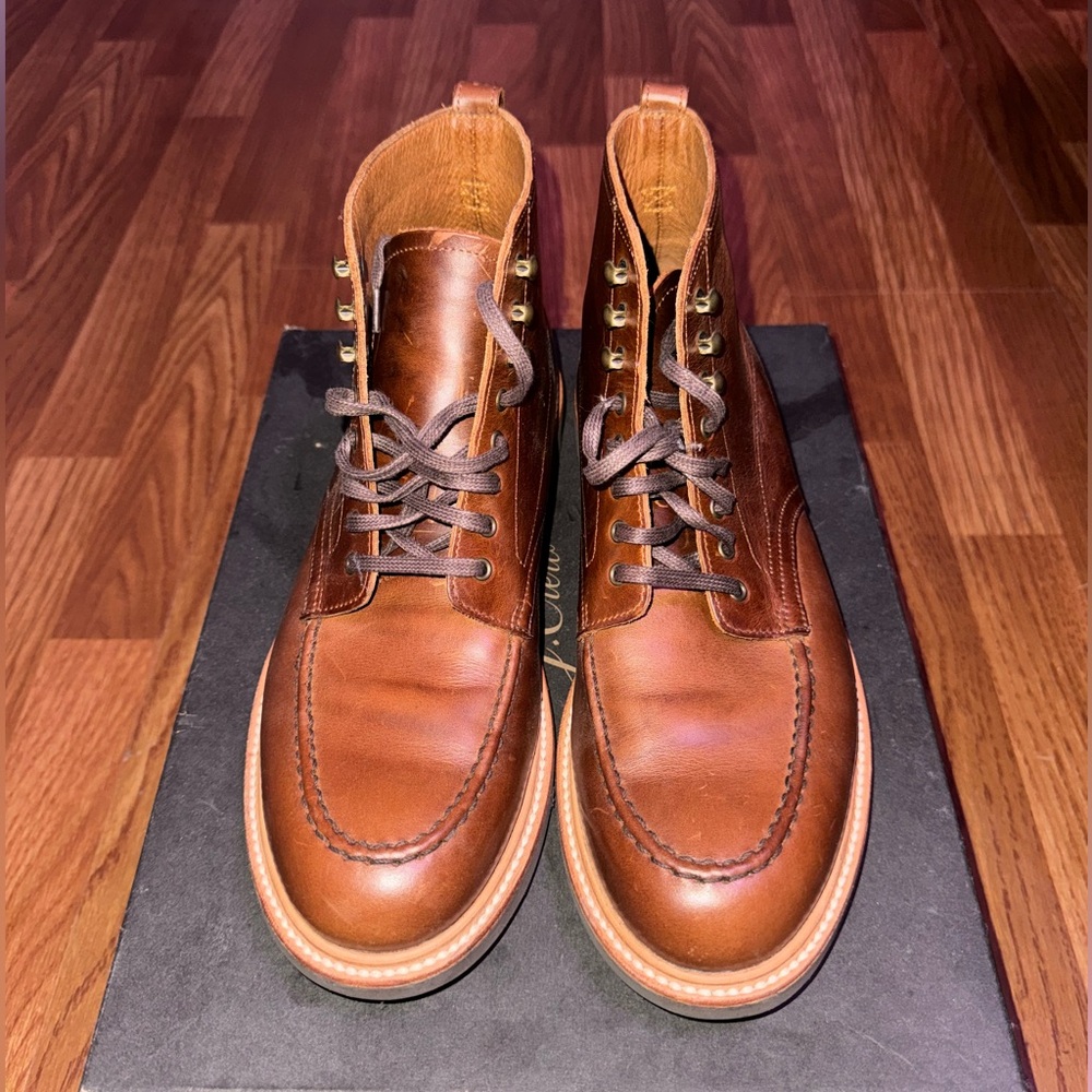 J Crew Kenton Pacer leather boots NWT